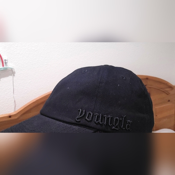 Black YoungLA Baseball Cap - Picture 2 of 4